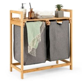 Natural Bamboo Laundry Hamper