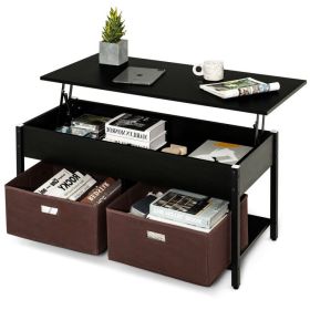 Black Lift-Top Multi Purpose Coffee Table