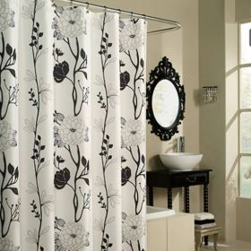 71x71 Polyester Shower Curtain Boho Floral