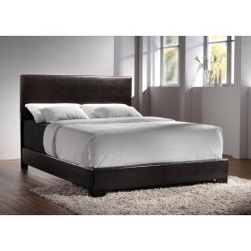Queen Espresso Platform Bed Set with Nightstands