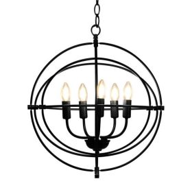 5 Light Metal Chandelier