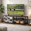 Industrial Metal Wood TV Stand for TVs Up to 70 Inch