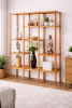 Eco-Friendly Bamboo 4-Shelf Bookcase Storage Rack