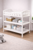White Baby Diaper Changing Table with Storage Shelves