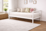 White Solid Wood Twin Daybed Frame