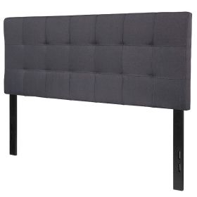 Modern Dark Grey Full Headboard