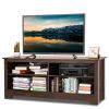 Contemporary Espresso TV Stand for TVs up to 60 Inches