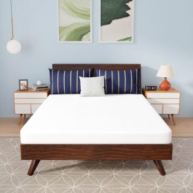 Full 5" Charcoal Memory Foam Mattress Medium Firm