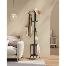 Black Metal Coat Rack Umbrella Stand