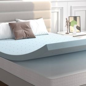 Full 4-Inch Gel Memory Foam Cooling Mattress Topper