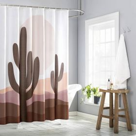 72x70 Polyester Shower Curtain Southwest Sunset
