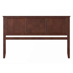 81" Solid Wood King Headboard Walnut USB