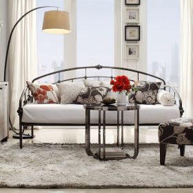 Antique Bronze Twin Metal Daybed Frame