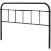 King Steel Headboard Dark Brown Vintage