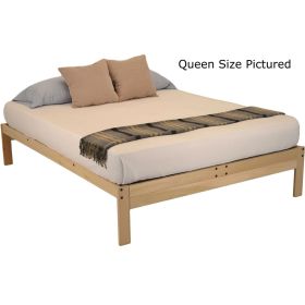 Twin XL Solid Wood Platform Bed Frame – Made in USA