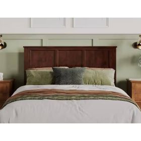 65" Solid Wood Queen Headboard Walnut USB