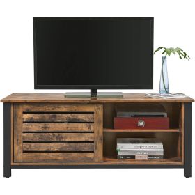 Farmhouse TV Stand with Sliding Doors for 50 Inch TVs