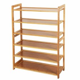 Solid Wood 6-Shelf