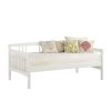 White Solid Wood Twin Daybed Frame