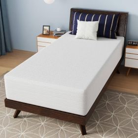Twin 12-Inch Charcoal Gel Memory Foam Mattress