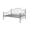 Bronze Pewter Full Metal Daybed Frame