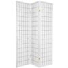 White 3-Panel Japanese Shoji Room Divider Screen