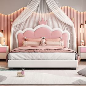 Princess Bed With Crown Headboard