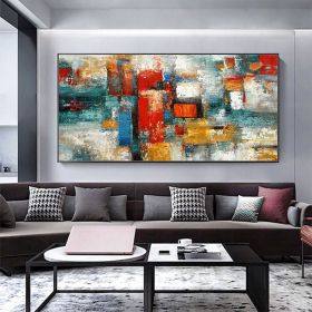 Hand Oil Paintings Wall Art On Canvas Wall Art Decoration Modern Abstract Picture For Home Living Room hallway bedroom luxurious decorative paint (size: 60x120cm)