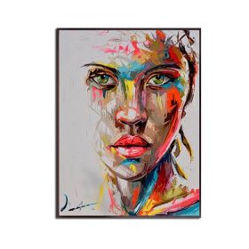 Ha's Art Top Selling Handmade Abstract Oil Painting Wall Art Modern Minimalist Fashion Figure Picture Canvas Home Decor For Living Room Bedroom N (size: 90x120cm)